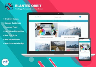 Gravity Responsive Blogger Template Download Free