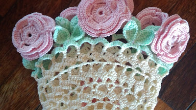 Tapete de Rosas y Hojas en Crochet 