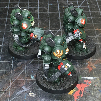 Dark Angels Aggressors WIP