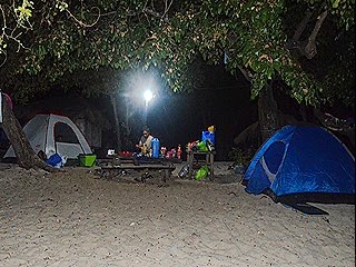 The Campsite at night @ Potipot Island_bueno