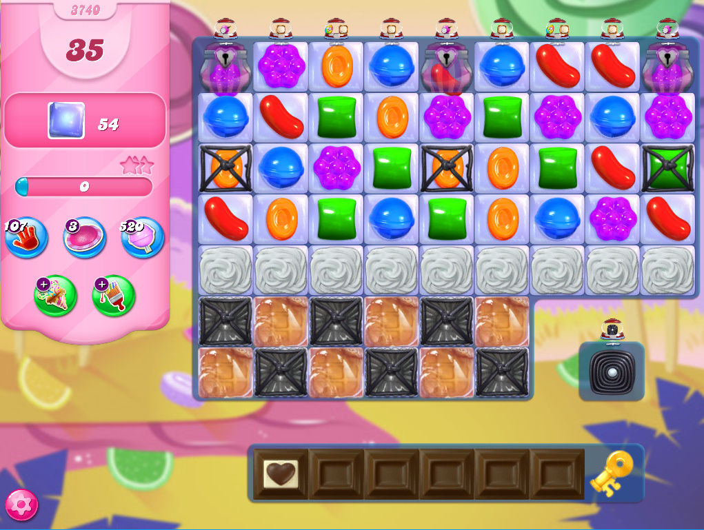 Candy Crush Saga level 3740