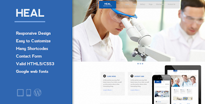 Download ThemeForest HEAL - Responsive Medical WordPress Theme for free.