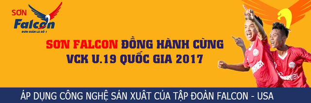 Sơn Falcon đang đồng hành cùng giải U19 quốc gia diễn ra tại Quy Nhơn (Bình Định)