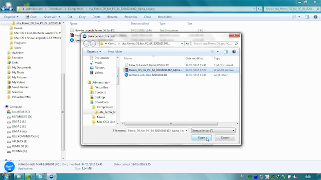 Cara Instal Remix OS Via USB Flashdisk (Portable)