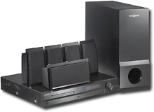 Insignia® - 640W 5.1-Ch. Home Theater System with Blu-ray Disc Player 