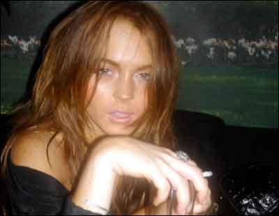 lindsay lohan face