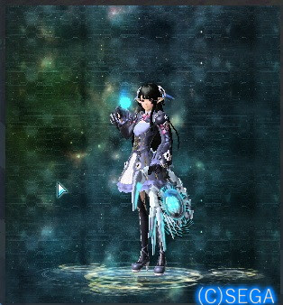 PSO2タリス武器迷彩のグラムティエールを装備している画像