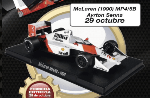 leyendas de la formula 1, mclaren mp4/5b ayrton senna