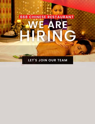 668 Chinese Restaurant is a reputed Chinese Restaurant in Colombo. It is looking for the right candidates to fill the spa therapist (male/female) vacancy.   The therapist require the following requirements: A nationally recognized qualification as a spa therapist More than 2 years’ experience in a similar position Below 35 years old age A serene attitude with good interpersonal skills  668 Chinese Restaurant is located at No. 51C, Alexandra Place, Colombo 07.   Contact numbers: 0112675757 / 0768344366 / 0760696615  Send your CV to coffeeculturelk@gmail.com