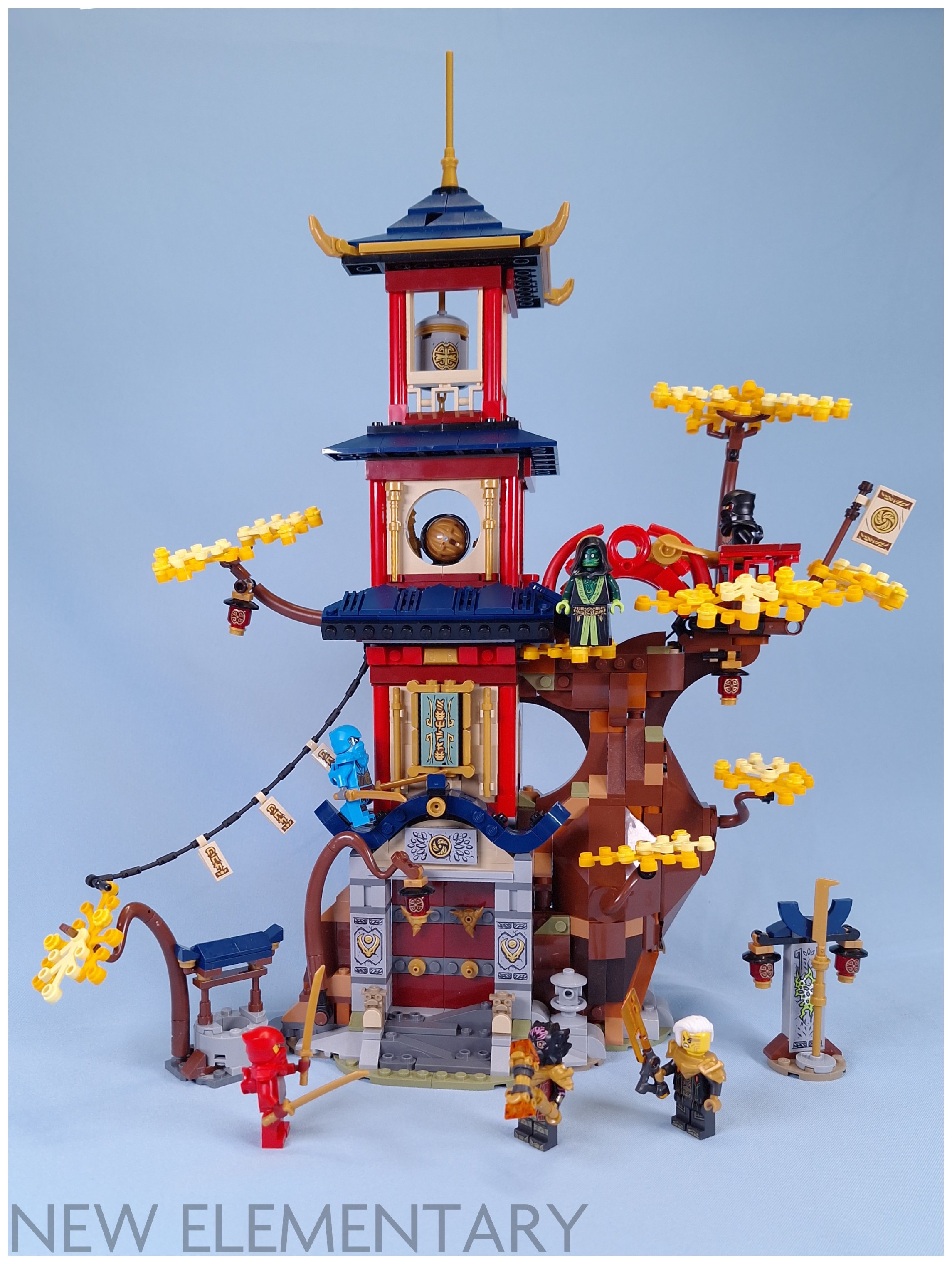 LEGO NINJAGO 71795 Temple of the Dragon Energy Cores Building