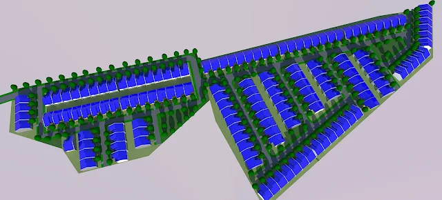 desain site plan perumahan