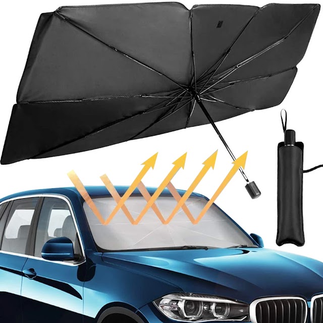 Car Windshield Sunshade Umbrella Buy on Amazon and Aliexpress