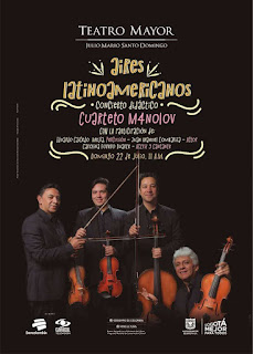 POSTER Cuarteto M4nolov: Aires Latinomericanos