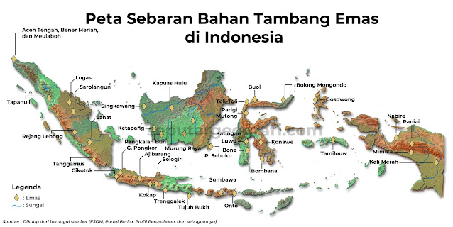 Potensi dan Sebaran Bahan Tambang di Indonesia