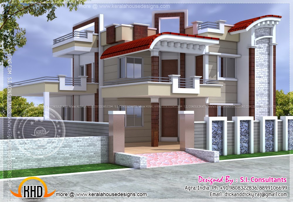 Exterior design of house in India - Kerala home design and ...
