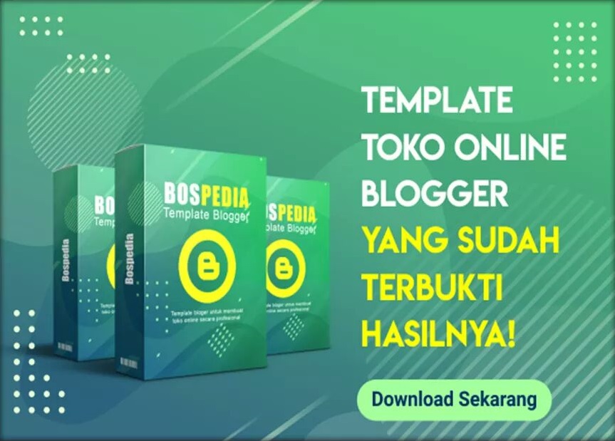 Bospedia, Template Blogger Tokopedia