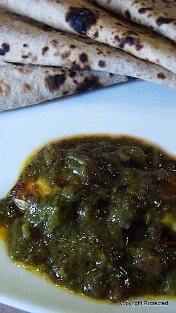 palak paneer, spinach and cottage cheese