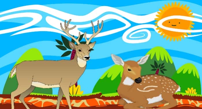 Lakhan Deer and Kaal Deer Story, Storyline online,  Two apes of the snow-forest Story,