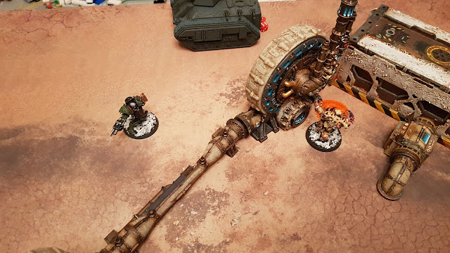 Warhammer 40k battle report - Eternal War -  Crusade - 500 points - Imperial Guard vs Chaos Space Marines - The Purge