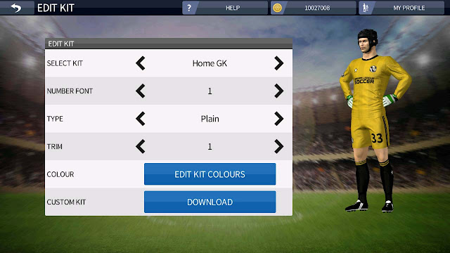 ganti baju pemain dream league soccer