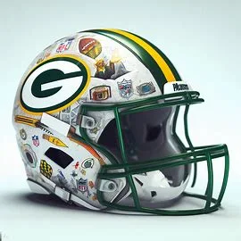 Green Bay Packers Harry Potter Concept Helmet