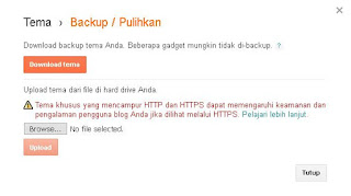 antisipasi terjadi error pada blog