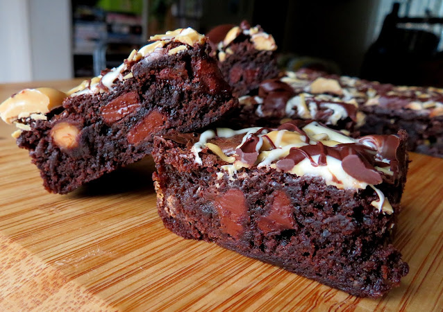 Triple Chocolate Fudge Brownies