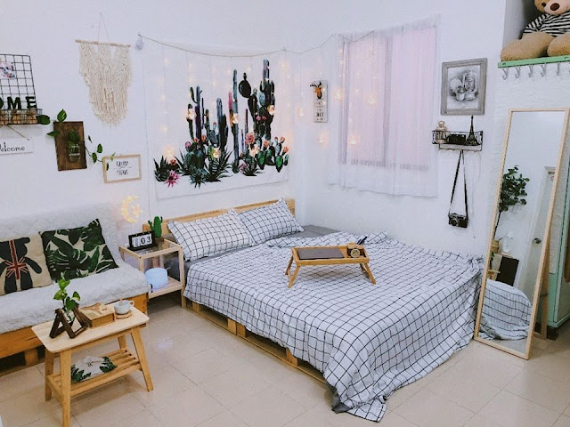 Phòng ngủ phong cách tropical