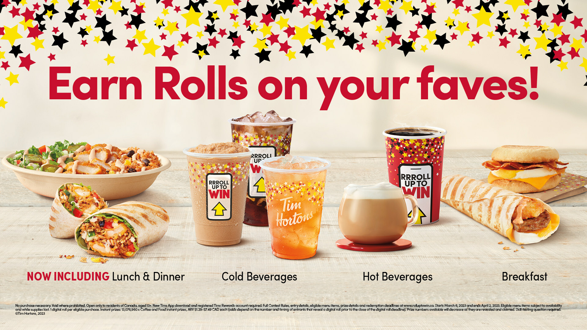 Tim Hortons Iconic Roll Up To Win Contest is BACK and Starts March 6
