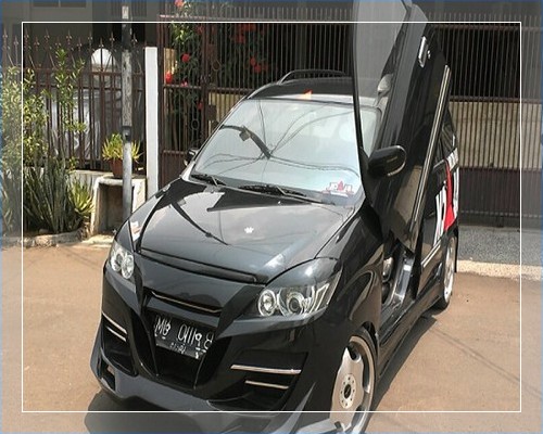 Foto modifikasi mobil xenia baru all new warna hitam 