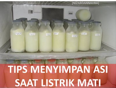 Tips menyimpan asi ketika listrik mati dari NizardanNaura