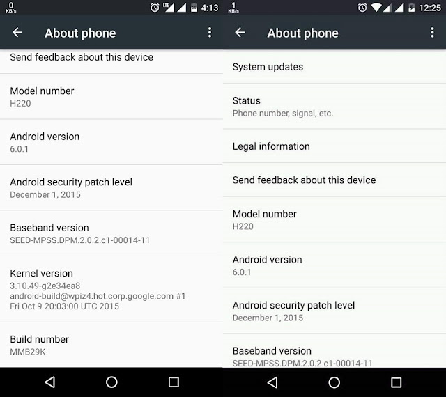 Android One Getting 6.0.1 Marshmallow Screenshots
