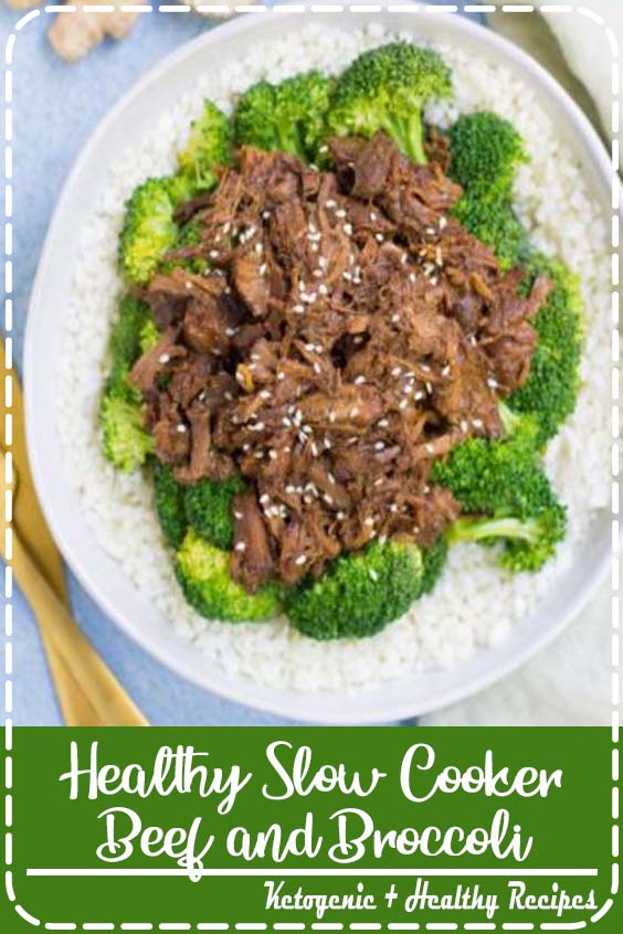 This Healthy Slow Cooker Beef and Broccoli is a delicious, paleo meal made in your crockpot. Naturally whole30 and gluten free   it's easy and yummy!
