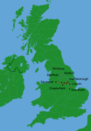 Britain by Bus Day 4: Stockport to Grantham