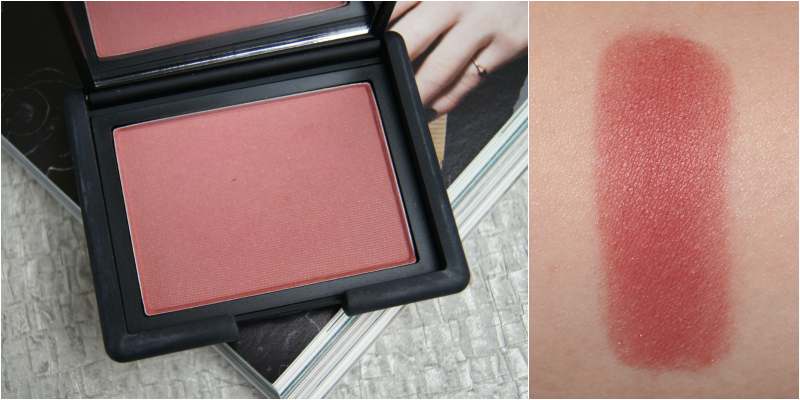 nars dolce vita powder blush review swatch plum berry silver shimmer mauve natural neutral