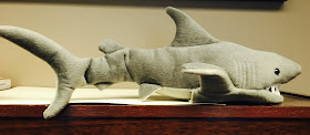 Shark Storytime, shark puppet