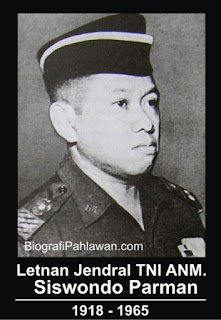 Letnan Jenderal Siswondo Parman Pahlawan Revolusi