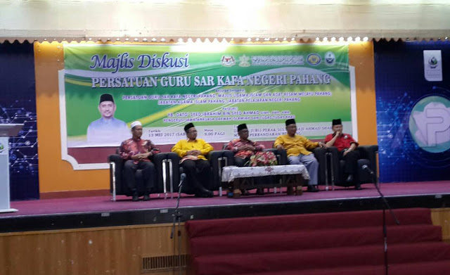 Sekitar Majlis Diskusi Persatuan Guru SAR KAFA Negeri Pahang 2017