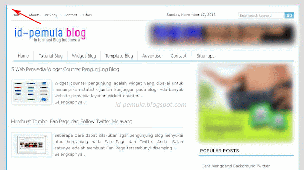 Membuat Border pada Halaman Template Blog