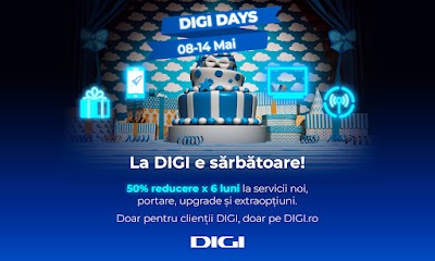 A început a șasea ediție a Digi Days: reduceri de 50% în primele 6 luni