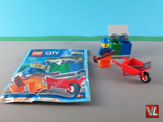 Set LEGO City Magazine Gift 951809 Refuse Operative (Varredor)