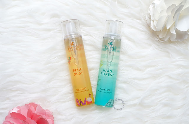 Emina Body Mist Review, Review Parfum Emina, Review Pewangi Badan Emina, Emina Body Mist Pixie Dust Review, Emina Body Mist Rain Forest Review