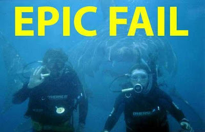 divers epic fail
