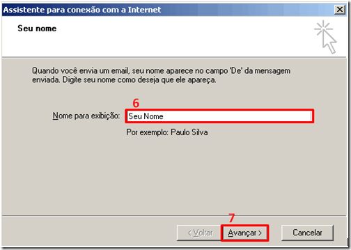 Configurar conta de e-mail no Outlook Express