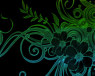 Abstract Flowers wallpaper