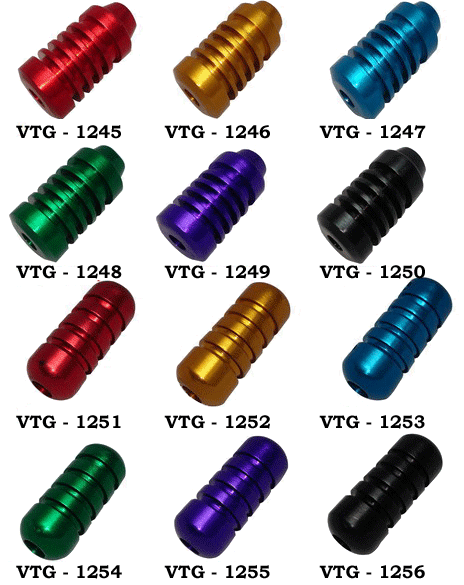 tattoo grips. Grips Metalisados de Aluminio