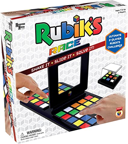 Rubik's Cube Race board game.