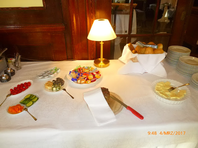 Frühstücksbuffet im Hotel Schloss Teutschenthal in Teutschenthal (Sachsen Anhalt)