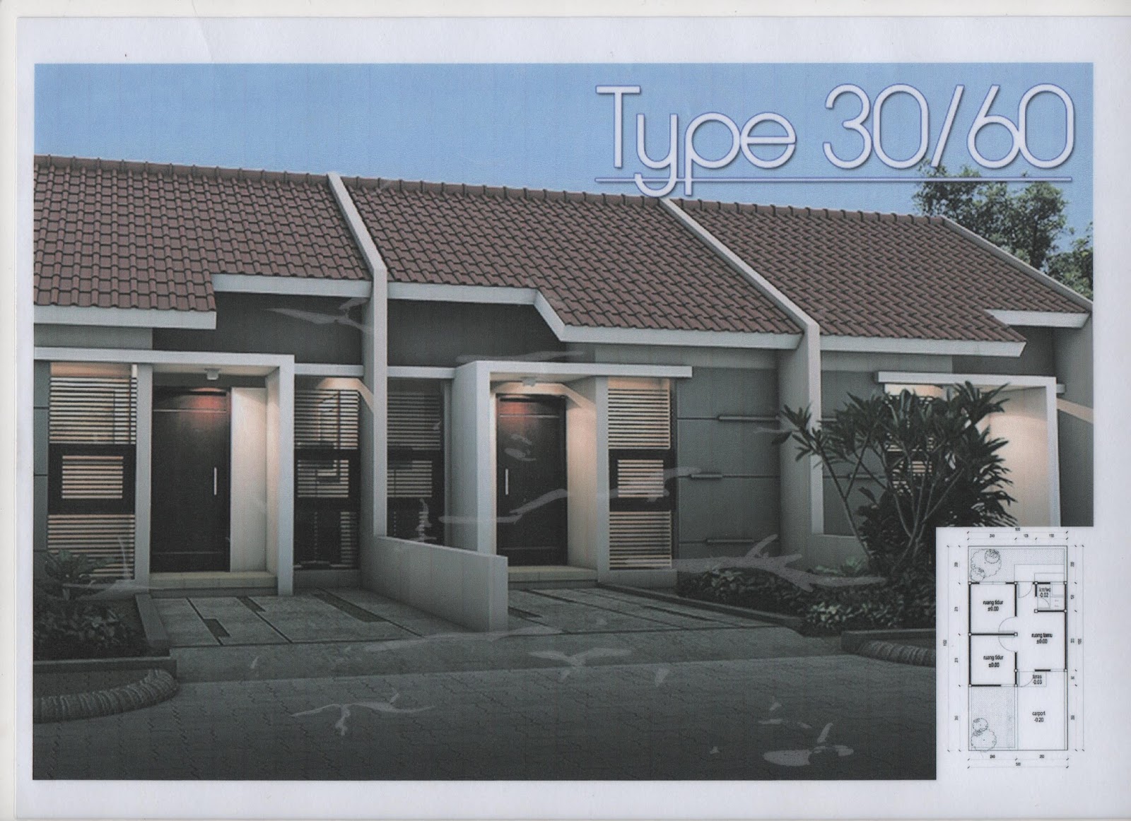 Rumah Type 3060 Desain Rumah Minimalis 2019