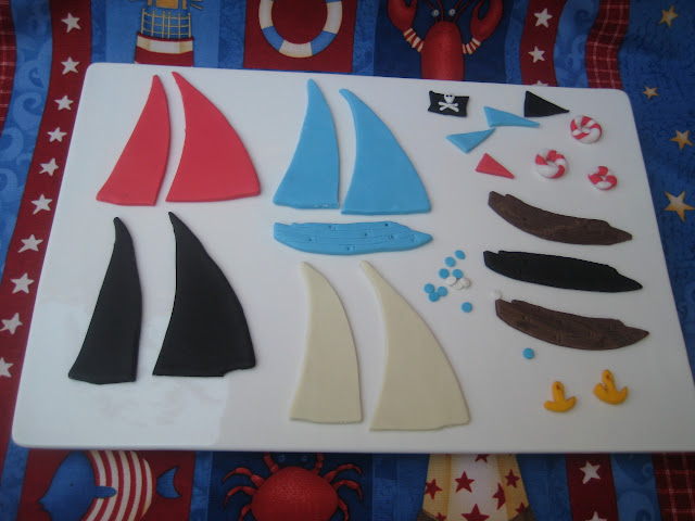 Bubble and Sweet: Build a Boat - sail boat and pirate ship cookies for 